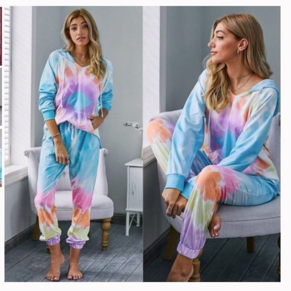 Pants - Tie Dyed Lounge Set